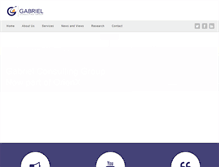 Tablet Screenshot of gabrielconsultinggroup.com